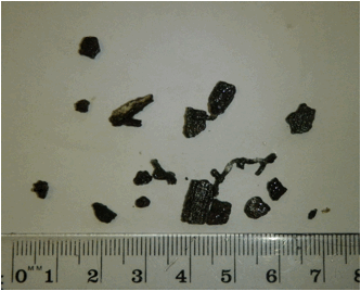 Image of lead particles