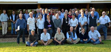 Image of early 2000s conference attendees